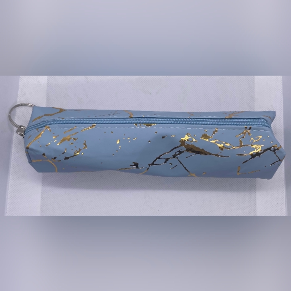 🆕 NIP MARBLED PENCIL POUCH/PURSE ORGANIZER/ EVERYTHING POUCH